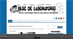 Desktop Screenshot of blogdelaboratorio.com